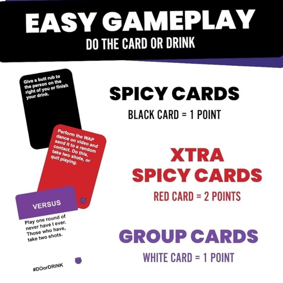 Do or Drink Naughty Edition - Couples Games for Adults - Picture 2 of 6